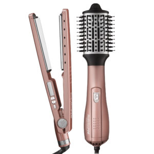 COMBO PP44 ROSE GOLD – PLANCHA 4091 Y HOT BRUSH 2.5″